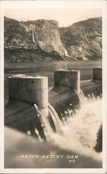 Hetch Hetchy Dam Postcard