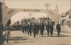 Men in Uniform, Parade Postcard