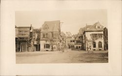 Street view Western Front Movie Set? Postcard