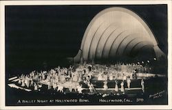 A Balley Night at Hollywood Bowl Postcard