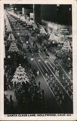 Santa Claus Lane Postcard