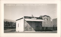 Masonic Lodge Hornitos, CA Postcard Postcard Postcard