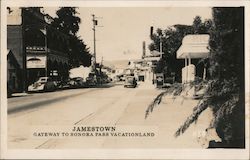 Jamestown gateway to Sonora Pass vacationland Postcard