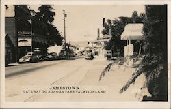 Jamestown gateway to Sonora Pass vacationland Postcard