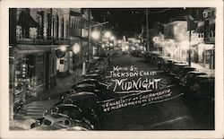 Main St. at Midnight Postcard