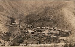 King's Highway Road Camp Postcard