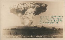 The Great Explosion of Lassen Peak in 1915 Postcard