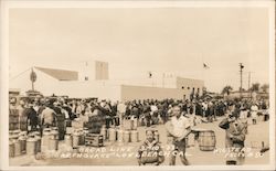 Bread Line 3-10-33, Earthquake Postcard