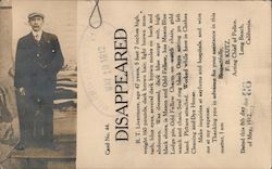 R.T. Livermore: Disappeared Missing Person Postcard