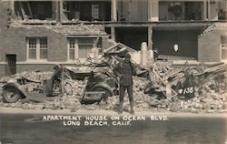 Apartment House on Ocean Blvd. Postcard