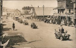 Rare: Main Street Parade View Postcard
