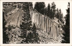 Devil's Post Pile, near Mammoth Lakes Postcard