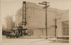 State Theatre, Ward and Ferry Street Postcard