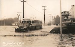 The Flood of 12-27-45 Postcard