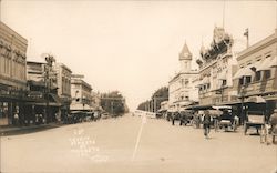 Lovely Streets at Modesto Postcard