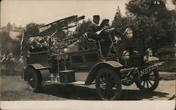 Nevada City Fire Engine Postcard