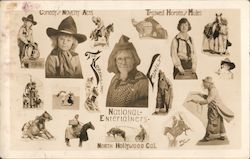 National Entertainers Postcard