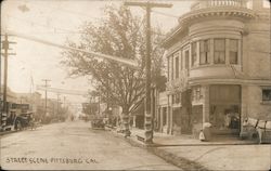 Street Scene Pittsburg, CA Postcard Postcard Postcard