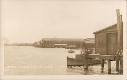 San Joaquin River Pittsburg, CA Postcard Postcard Postcard