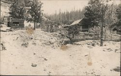 Pike Sierra Co. mining town Postcard