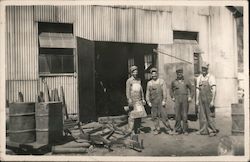 Workmen, Walker Mine Postcard