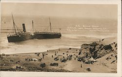 SS Santa Rosa Wrecked Near Point Arguello Postcard
