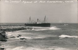 The "Iowan" aground at Point Conception Lompoc, CA Postcard Postcard Postcard