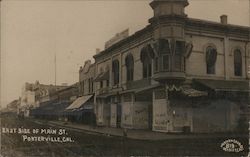East Side of Main St. Postcard