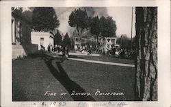 Fire at Quincy, California June 3, 1903 Postcard