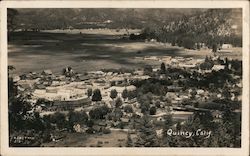 Aerial View Quincy, CA Postcard Postcard Postcard