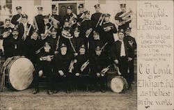 The Quincy, Cal. Band Postcard