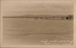 Highwater at Red Bluff Postcard