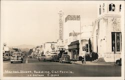 Market Street View Redding, CA Postcard Postcard Postcard