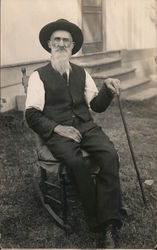 Old Mennonite Resident Postcard