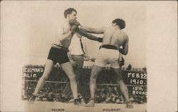 Nelson-Wolgast Lightweight Championship Fight Point Richmond, CA Boxing Postcard Postcard Postcard