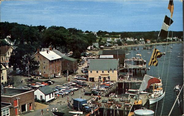 The Water Front At Castine Maine