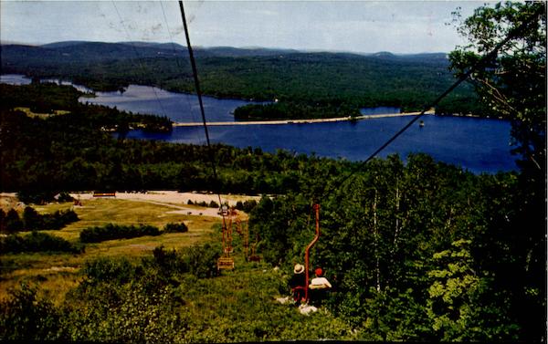 View From Pleasant Mountain Bridgton Maine
