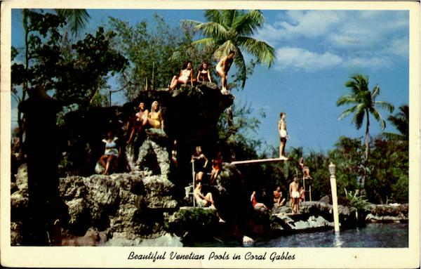 Beautiful Venetian Pools In Coral Gables Florida