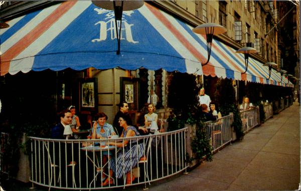 Sidewalk Café De La Paix New York City
