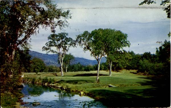 View From Golf Course, Eagle Mountan House Jackson New Hampshire