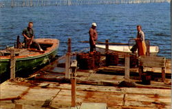 Lobster Industries In Maine Scenic, ME Postcard Postcard