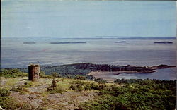 Beautiful View Of Sherman's Point Camden, ME Postcard Postcard