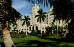 Famed Hollywood Beach Hotel Florida Postcard Postcard