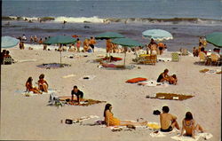 Beach Scene Ocean City, NJ Postcard Postcard