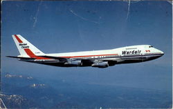 Wardair Canada Boeing 747 Postcard