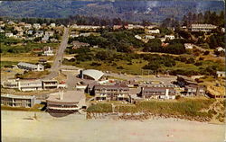 Aerial View Of Surftides Resort Postcard