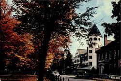 Woodstock Inn And The Green Vermont Postcard Postcard