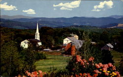 Village Of Peacham Vermont Postcard Postcard