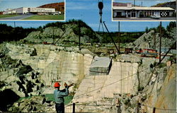 Rock Of Ages Granite Quarry Postcard