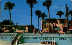 Jimae Cottages And Apartments, 3167 So. Atlantic Ave Postcard